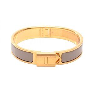 Hermes Bangle Click Cadena PM Gold Beige